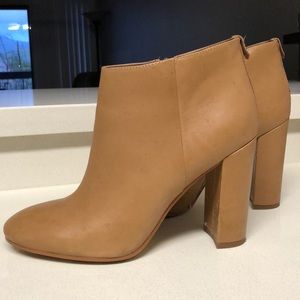 Tan Leather Sam Edelman Booties